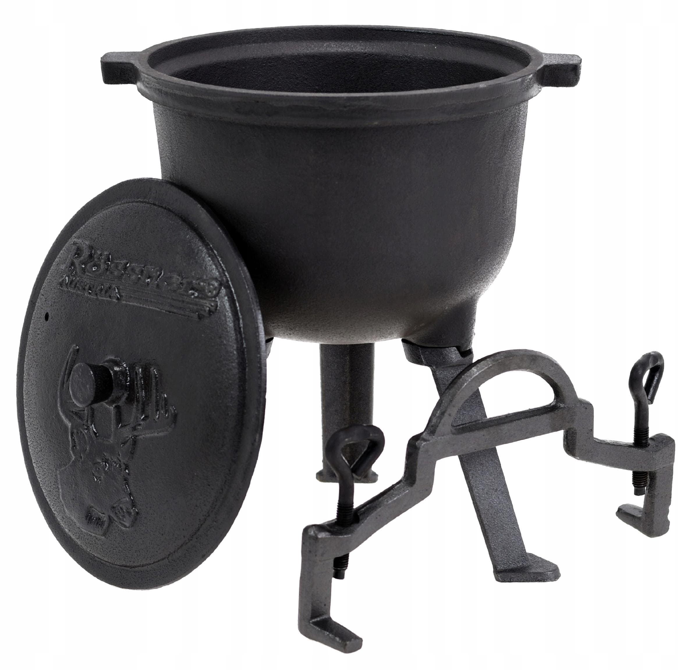 Ognisty Kocioł - kociołek myśliwski żeliwny 8L